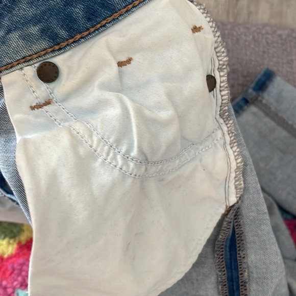 Topshop Jamie Slim Ripped Jeans HighRise 25 Distressed Blue - Picture 9 of 10